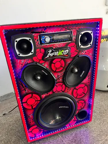 Caixa de som residencial impakito 