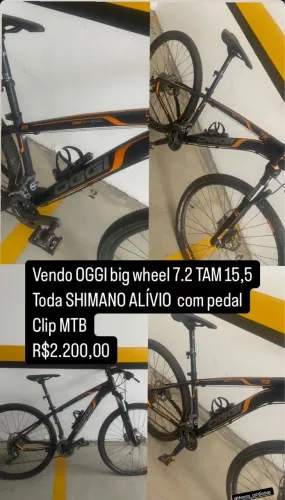 Bike MTB OGGI 7.2 shimano Alivio