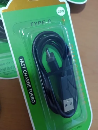 ? Cabo USB Tipo C Turbo 25W - Carregamento Rápido ? Entrega Grátis ?