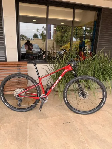 Cannondale Vermelha | Aro 29 | Scalpel Carbon 2 | Tamanho S