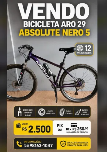 Bicicleta absolut nero 5 