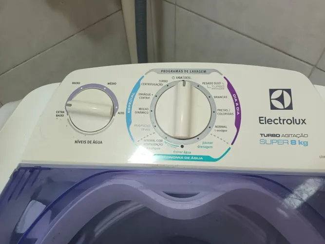 Máquina de lavar Electrolux 8 kg turbo agitação (leia descrição antes de perguntar)