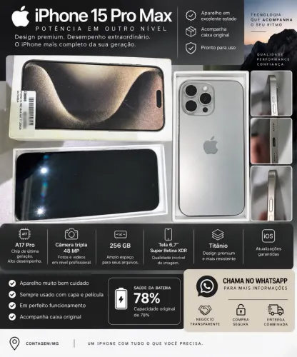 iPhone 15 Pro Max 256 Gb