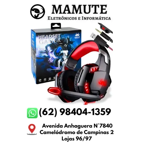 Fone De Ouvido Headset Gamer Kp-455a knup Ps4 Pc Xbox