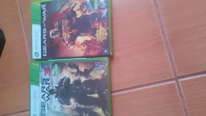 JOGOS XBOX 360 RARIDADES. GEARS OF WAR 3 e GEARS OF WAR JUDGMENT