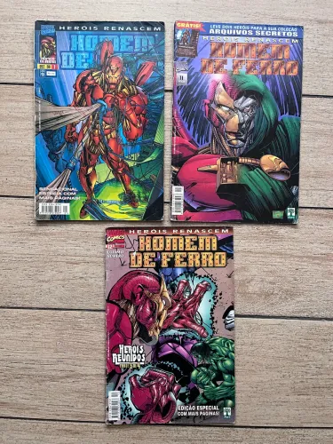 HQ Marvel Heróis Renascem - Homem de Ferro