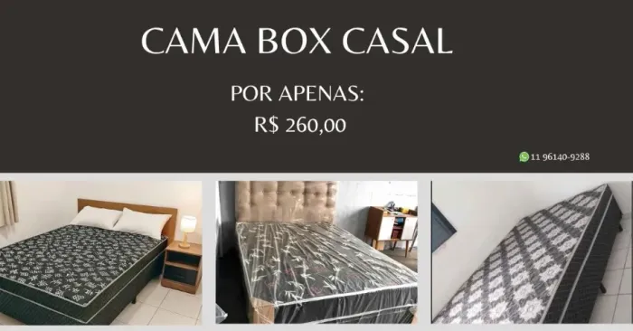 cama box casal (promoção)