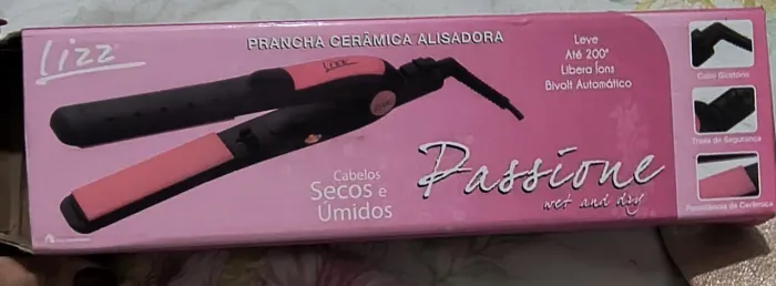 Prancha - Chapinha de cerâmica Bivolt