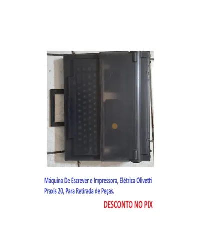 Máquina De Escrever e Impressora Elétrica Olivetti Praxis 20 Para Retirada de Peças.