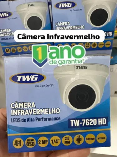 Câmera TWG TW-7620 HD 2MP - CFTV com LED Infravermelho