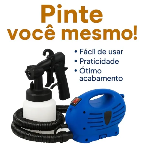 Pistola de Pintura Portátil R$50/Dia