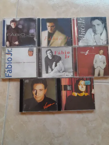 Fábio Jr. - Coleção 8 CDs - originais em excelente estado - vendo tb separados