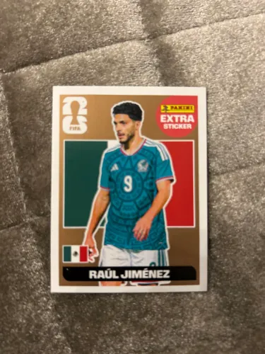 FIGURINHA LEGEND BRONZE DO RAÚL JIMÉNEZ