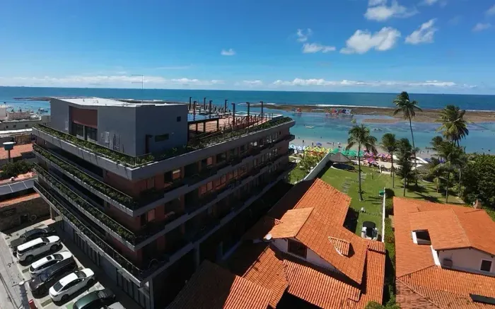 Excelente Flat com Mezanino e Lazer nas Piscinas Naturais de Porto de Galinhas