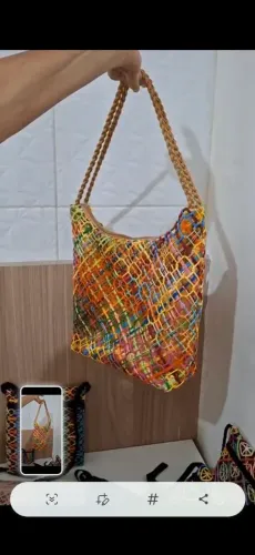 Bolsas em filé.