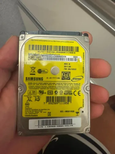 Hd Interno Sata Samsung 320gb 7.2k 3.5 Hd322gj Cor Prateado