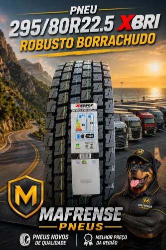 Pneu xbri 295 borrachudo novo