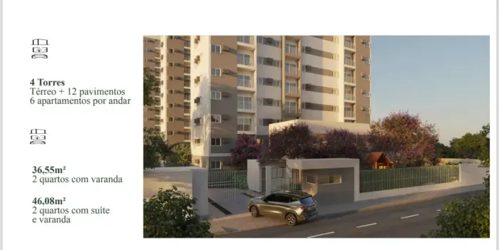 CITTÀ JOSÉ RUFINO RESIDENCE | APARTAMENTOS 2 QUARTOS NO BARRO