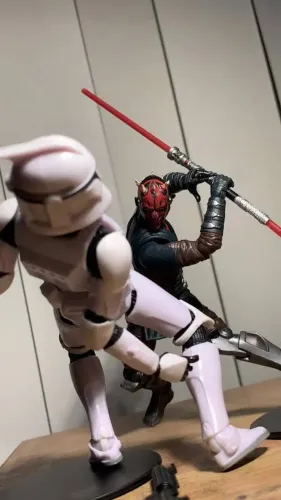 Darth Maul Star Wars Black Series Clone Wars Hasbro completo na caixa original