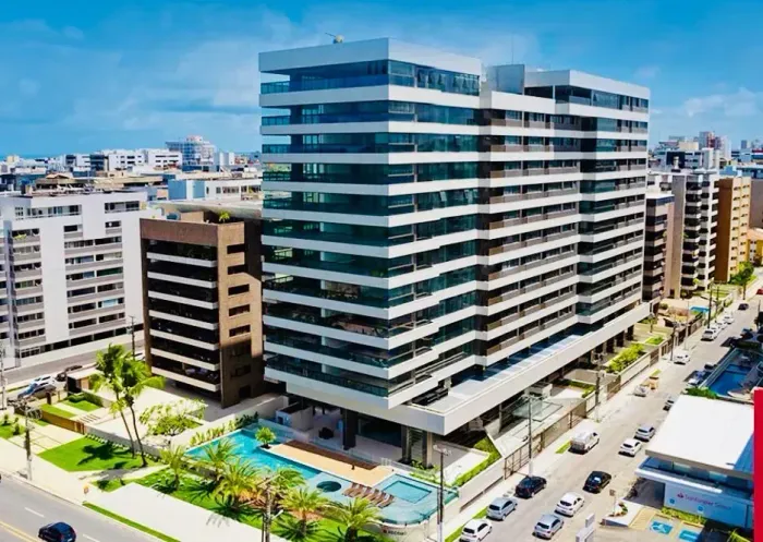 Edf. Waves, Beira Mar, Ponta Verde. APTO com 389 m2 e 4 suítes. Alta performance num só im
