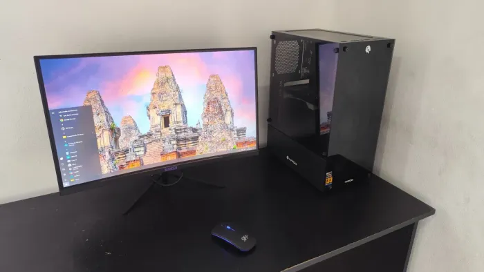 PC Gamer Ryzen 5 5600G + Monitor Gamer curvo 180hz (Pronto pra uso)