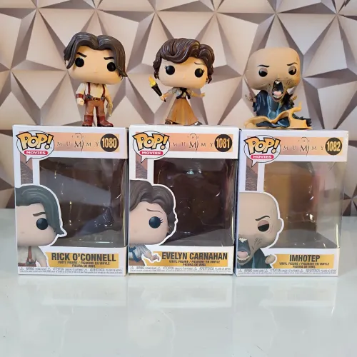 Funko Pop The Mummy (A Múmia) - Set Completo Original e Raro | #1080 #1081 #1082