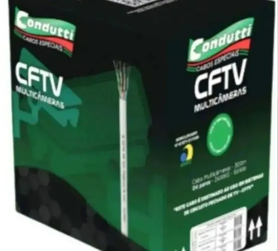 Cabo CFTV Multicameras Condutti 4 Pares Azul 300 mts.
