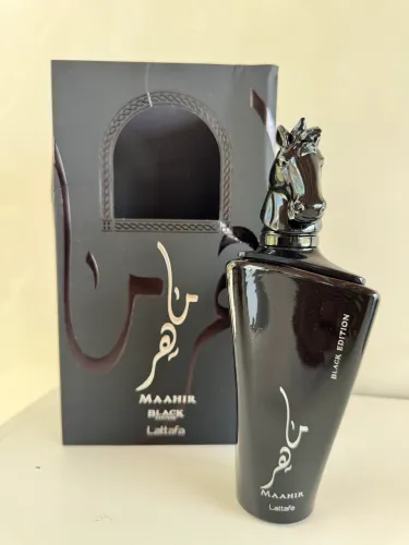 Perfume Árabe Maahir Black Masculino 