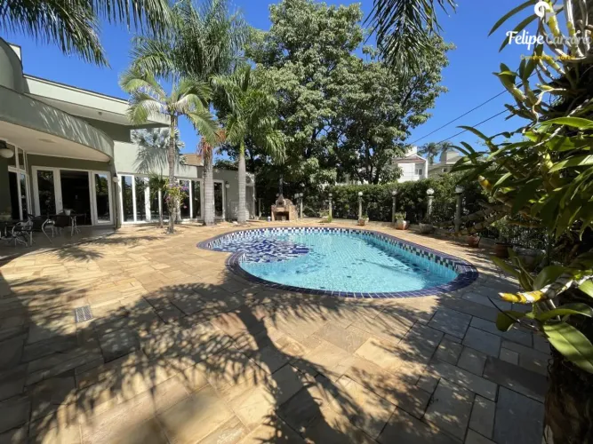 Casa em Condomínio à venda em Terras de Piracicaba II - 531m² - Churrasqueira, Ar-Condicio