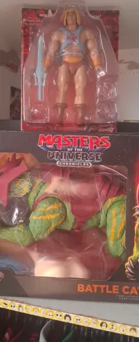 boneco Heman super 7 mas gato guerreiro
