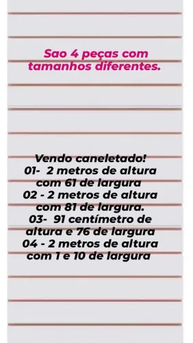 Vendo canelerado