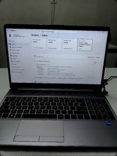 Notebook HP Cinza 256GB