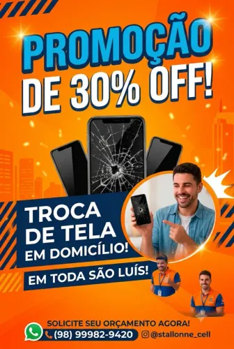 ? Tela Quebrada? Não Saia de Casa! A Stallonne Cell Vai Até Você! ?