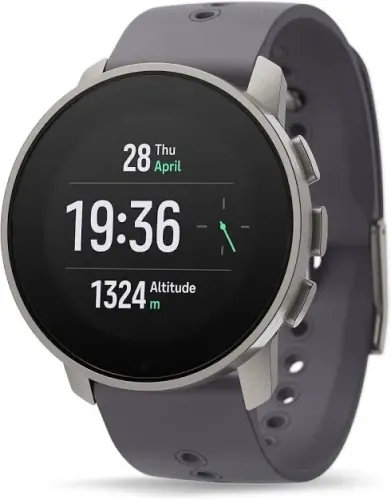 Relógio Suunto Peak 9 Pro Titanium melhor que Garmin - Vidro de safira completo leia