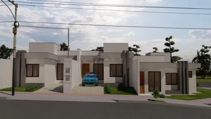 OPORTUNIDADE!!! EXCELENTE CASA GEMINADA A VENDA LOCALIZADA NO BAIRRO VILA VERDE.