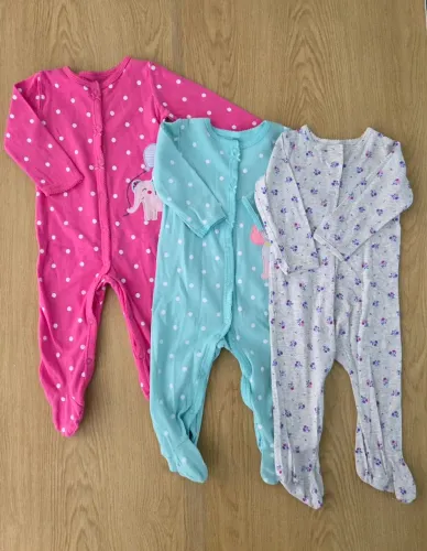 Kit Macacão Carters 9m - Menina