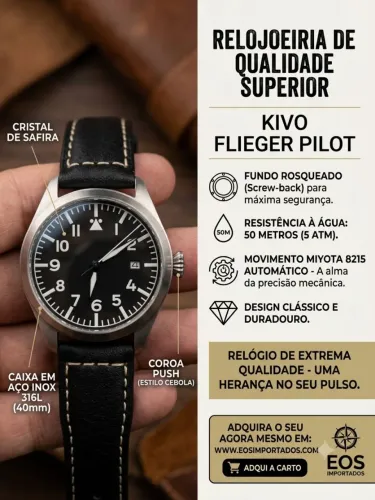 Relógio kivo fliger