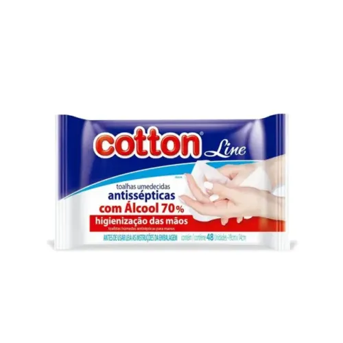 Lenço Umedecido Álcool 70% Antisseptico