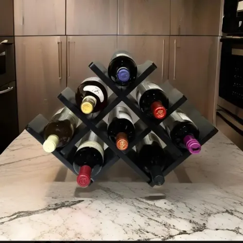 Suporte adega garrafas vinho para 8 unidades