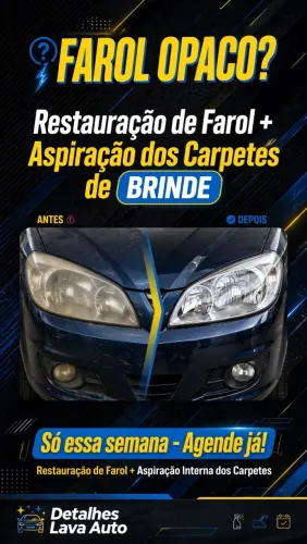 Estética automotiva Detalhes lava auto 