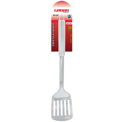 ESPÁTULA VAZADA - INOX - 35CM