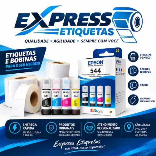 Tinta Original Epson 65ml - Preta, Ciano, Magenta e Amarela