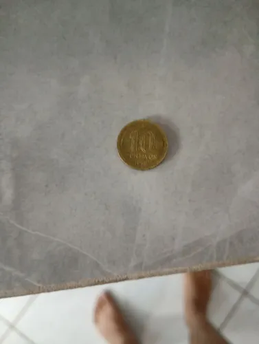 Moeda antiga 10 centavos 1955