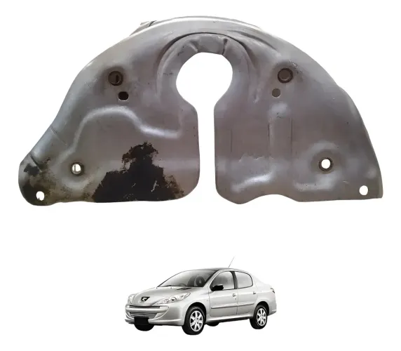 Defletor Coletor Escapamento Peugeot 207 Passion 206 1.6 2007 A 2012