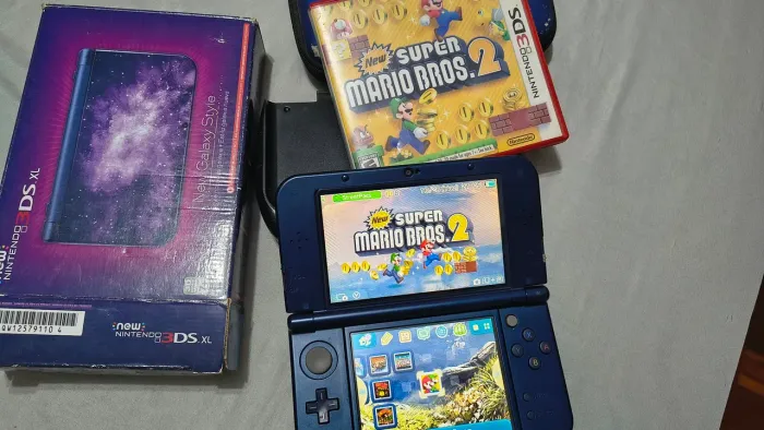 New Nintendo 3ds XL desbloqueado + new super Mario Bros 2