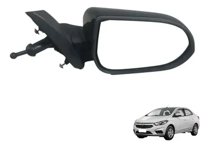 Retrovisor Manual Direito Chevrolet Prisma Joy Maxx Ltz 2007