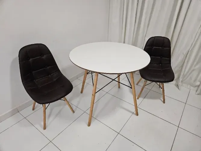 Mesa Sala de Jantar Redonda 90cm
