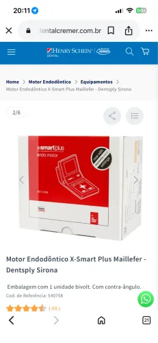 Motor endodôntico Smart Plus x  - Dentsply