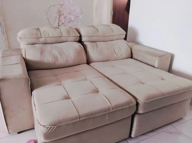 Sofá Retrátil Reclinável Confortável