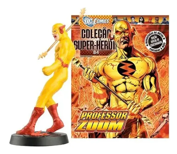 Professor Zoom Flash Reverso Eaglemoss 84 estátua DC Studios